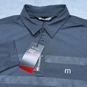Travis Mathew Polo Shirt Mens S Prestige Pure Performance Long Sleeve Golf NEW